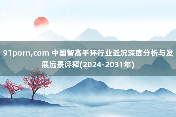 91porn，com 中国智高手环行业近况深度分析与发展远景评释(2024-2031年)